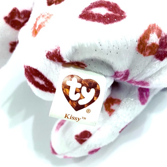 Valentines Ty BEANIE BABIES “KISSY” (2003) - Picture 8 of 9
